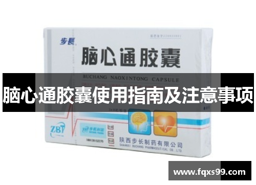 脑心通胶囊使用指南及注意事项