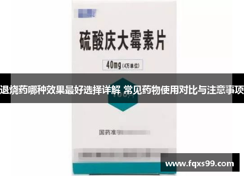 退烧药哪种效果最好选择详解 常见药物使用对比与注意事项